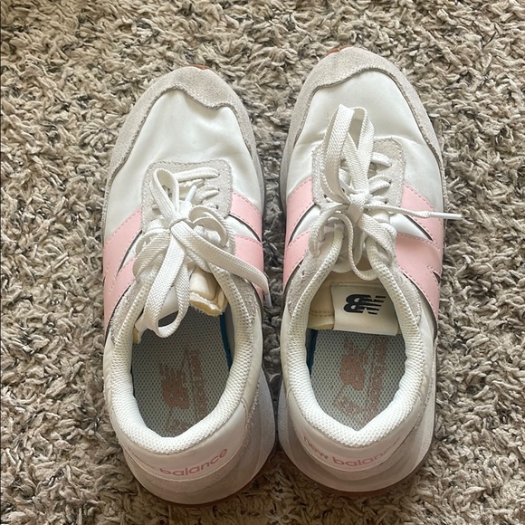 New Balance Shoes - New Balance Classic White and Pink Shoes